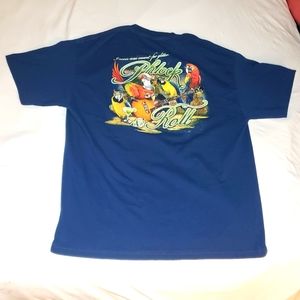 Mens Margaritaville Tshirt XL *Navy Blue* Tropical